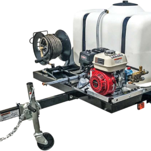 Simpson 95002 4200 PSI 4 GPM Honda GX390 CAT Pressure Washer Trailer New